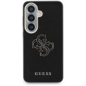 Guess nakładka Grained Big 4G Metal Logo do Samsung Galaxy S26 czarna