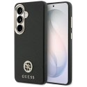 Guess nakładka Rhinestone Round Logo MagSafe do Samsung Galaxy S26 czarna