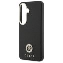 Guess nakładka Rhinestone Round Logo MagSafe do Samsung Galaxy S26 czarna