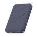 Powerbank Baseus EnerFill FM11 10000mAh 22.5W kompatybilny z MagSafe z czarnym kablem Basues Simple USB-C 20V/3A 30cm - ciemnosz