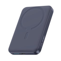 Powerbank Baseus EnerFill FM11 10000mAh 22.5W kompatybilny z MagSafe z czarnym kablem Basues Simple USB-C 20V/3A 30cm - ciemnosz