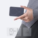 Powerbank Baseus EnerFill FM11 10000mAh 22.5W kompatybilny z MagSafe z czarnym kablem Basues Simple USB-C 20V/3A 30cm - ciemnosz
