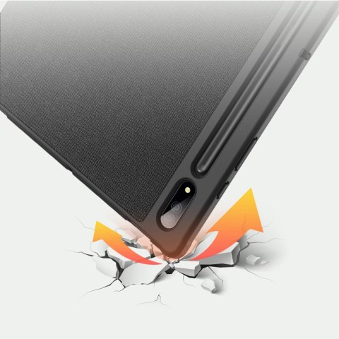 DUX DUCIS Domo składany pokrowiec etui na tablet z funkcją Smart Sleep podstawka Samsung Galaxy Tab S8/S9 Ultra czarny
