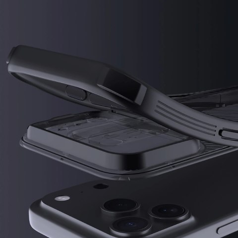 Etui Nillkin CamShield Pro kompatybilne z MagSafe na iPhone 17 Pro Max - przezroczysto-czarne