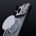 Etui Nillkin CamShield Pro kompatybilne z MagSafe na iPhone 17 Pro Max - przezroczysto-czarne