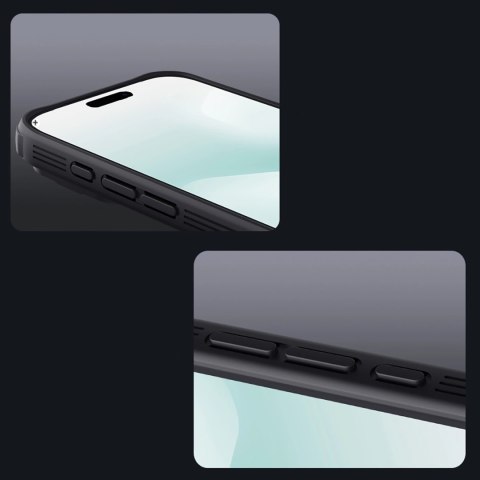 Etui Nillkin CamShield Pro kompatybilne z MagSafe na iPhone 17 Pro Max - przezroczysto-czarne