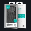 Etui Nillkin CamShield Pro kompatybilne z MagSafe na iPhone 17 Pro Max - przezroczysto-czarne