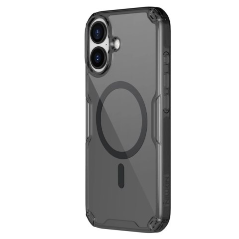 Etui Nillkin Nature TPU Pro Magnetic kompatybilne z MagSafe na iPhone 17 Pro - półprzezroczysto-czarne