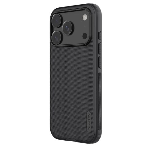 Etui Nillkin Super Frosted Shield Pro Magnetic kompatybilne z MagSafe na iPhone 17 Pro Max - czarne