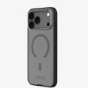 Etui Nillkin Super Frosted Shield Pro Magnetic kompatybilne z MagSafe na iPhone 17 Pro Max - półprzezroczysto-czarne