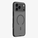 Etui Nillkin Super Frosted Shield Pro Magnetic kompatybilne z MagSafe na iPhone 17 Pro Max - półprzezroczysto-czarne