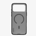 Etui Nillkin Super Frosted Shield Pro Magnetic kompatybilne z MagSafe na iPhone 17 Pro Max - półprzezroczysto-czarne