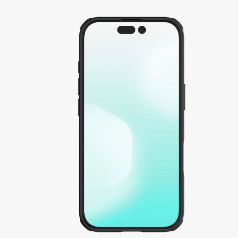 Etui Nillkin Super Frosted Shield Pro Magnetic kompatybilne z MagSafe na iPhone 17 - półprzezroczyste-czarne