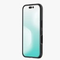 Etui Nillkin Super Frosted Shield Pro Magnetic kompatybilne z MagSafe na iPhone 17 - półprzezroczyste-czarne