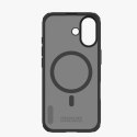 Etui Nillkin Super Frosted Shield Pro Magnetic kompatybilne z MagSafe na iPhone 17 - półprzezroczyste-czarne