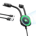 Uchwyt Baseus PrimeTrip C03sPro samochodowy na deskę rozdzielczą z ładowarką indukcyjną przyklejany - czarny