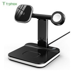 Ładowarka INDUKCYJNA 5w1 MAGNETIC WIRELESS CHARGER BLACK