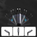 Ładowarka samochodowa T-PHOX FLEXIT 4w1 86W SZARA