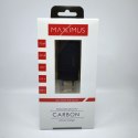 Ładowarka sieciowa MX Carbon 30W PD+QC, USB-A+C BLACK / CZARNY