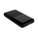 POWERBANK MX ROTH 10 000 mAh, 2xUSB, 10W Li-Po, BLACK / CZARNY, + kabel microUSB