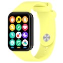 Pasek Silikonowy Mi Band 8 Pro / M8 Pro (6), YELLOW / ŻÓŁTY