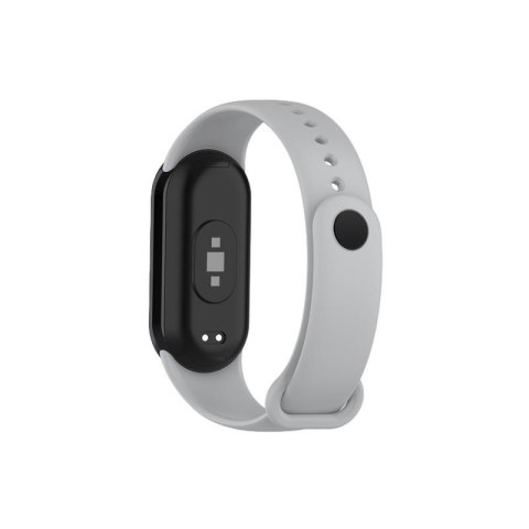 Pasek Silikonowy Mi Band 9 / M9 / 8 / M8 (7), GRAY / SZARY