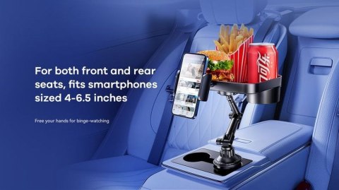Uchwyt samochodowy REMAX RM-C48 Z UCHWYTEM NA KUBEK CUP HOLDER BLACK
