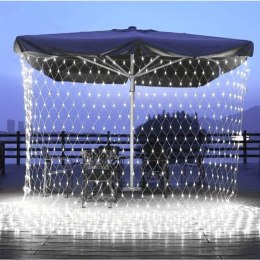 Sieć / Kurtyna Ledowa (240 lampek LED) 3m x 3m, COLD WHITE / ZIMNY BIAŁY