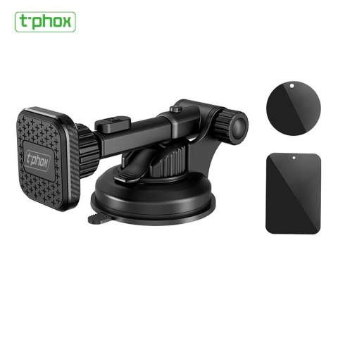 Uchwyt samochodowy T-PHOX TH-05 NA DESKE ROZDZIELCZA BLACK