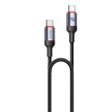 Yesido Kabel CA185 240W Type-C/Type-C 1.2m 5A, BLACK / CZARNY