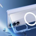 Etui Dux Ducis Clin Mag kompatybilne z MagSafe na Samsung Galaxy S26 Plus - przezroczyste