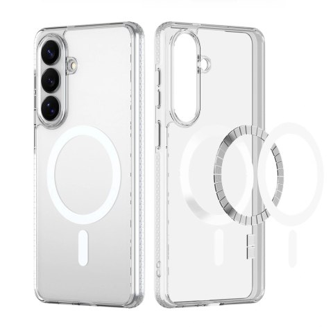 Etui Dux Ducis Clin Mag kompatybilne z MagSafe na Samsung Galaxy S26 - przezroczyste