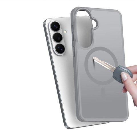 Etui Dux Ducis Yind na Samsung Galaxy S26 Plus kompatybilne z MagSafe - szare