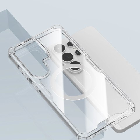 Etui Nillkin Nature TPU Pro kompatybilne z MagSafe na Samsung Galaxy S26 Ultra - białe