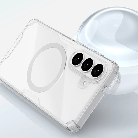 Etui Nillkin Nature TPU Pro kompatybilne z MagSafe na Samsung Galaxy S26+ - białe