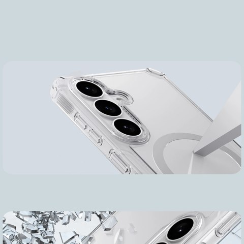 Etui Nillkin Nature TPU Pro kompatybilne z MagSafe na Samsung Galaxy S26+ - białe