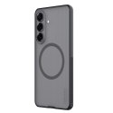 Etui Nillkin Super Frosted Shield Pro Magnetic kompatybilne z MagSafe na Samsung Galaxy S26+ - półprzezroczysto-czarne