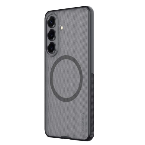 Etui Nillkin Super Frosted Shield Pro Magnetic kompatybilne z MagSafe na Samsung Galaxy S26+ - półprzezroczysto-czarne