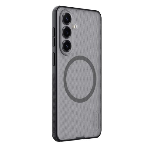 Etui Nillkin Super Frosted Shield Pro Magnetic kompatybilne z MagSafe na Samsung Galaxy S26+ - półprzezroczysto-czarne