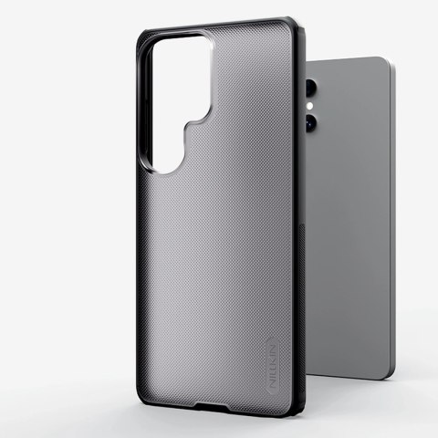 Etui Nillkin Super Frosted Shield Pro na Samsung Galaxy S26 Ultra - półprzezroczysto-czarne