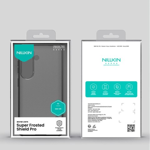 Etui Nillkin Super Frosted Shield Pro na Samsung Galaxy S26+ - półprzezroczysto-czarne