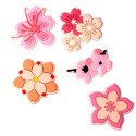 Sticker 3D Pink blossom zestaw 5 szt