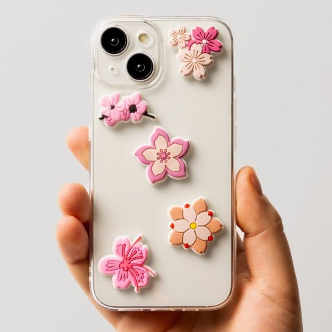 Sticker 3D Pink blossom zestaw 5 szt