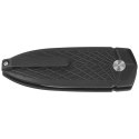 Nóż składany Bestech QUQU Black Aluminium, Satin 14C28N by Gogo (BG57B-1)