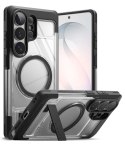 Etui Ringke UX Magnetic MagSafe na Samsung Galaxy S26 Ultra - przezroczysto-czarne