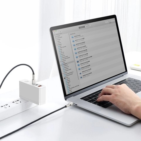 Kabel Baseus Cafule Series Metal Data USB-C / USB-C PD QC SCP 100W 5A 2 m - czarny