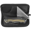Nóż składany Bestech Tercel Retro Gold/Gray Titanium, Stonewashed CPM S35VN (BT1708A)
