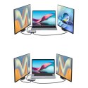Baseus Metal Gleam Series stacja dokująca HUB 7 w 1 USB Typ C - 1 x HDMI / 1 x VGA / 3 x USB 3.2 Gen. 1 / 1 x Power Delivery / 1