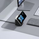 Ładowarka indukcyjna Baseus MagPro 3w1 25W kompatybilna z MagSafe do telefonu i smartwatcha - czarna