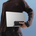 Powerbank Baseus EnerFill FC41 20000mAh 100W z wyświetlaczem cyfrowym i wbudowanym podwójnym kablem USB-C - czarny